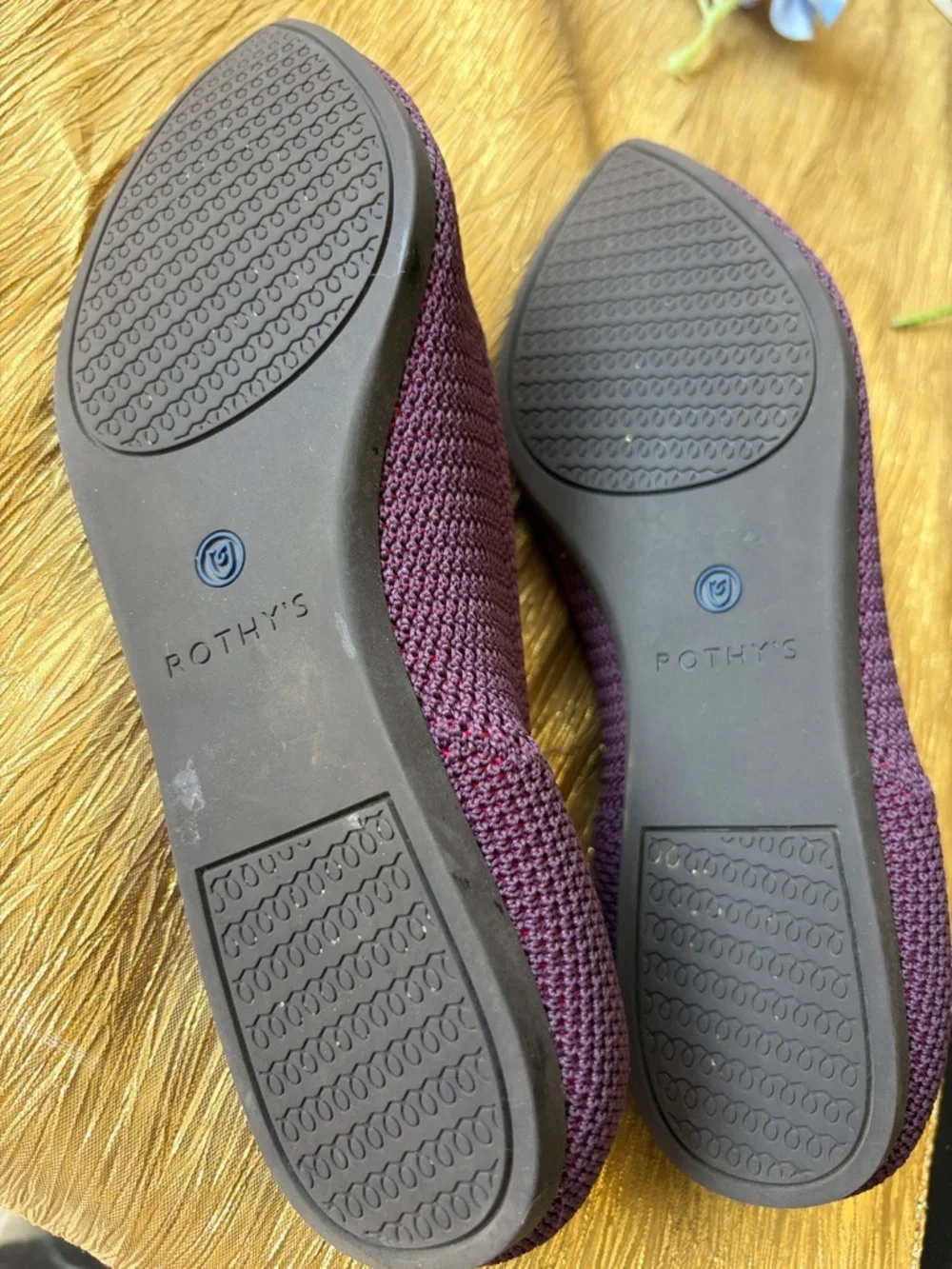 Rothy’s The Flat in Berry Lattice Retired Color Size size 7.5